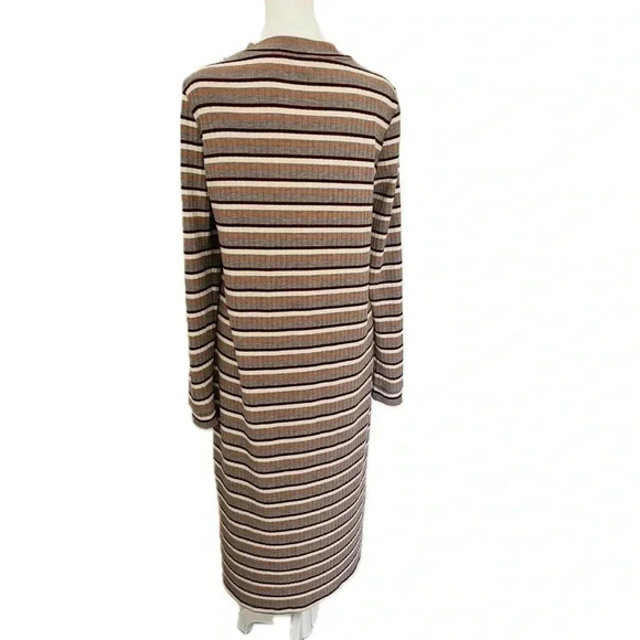 Loft striped button down shirt dress size small - Picture 7 of 11